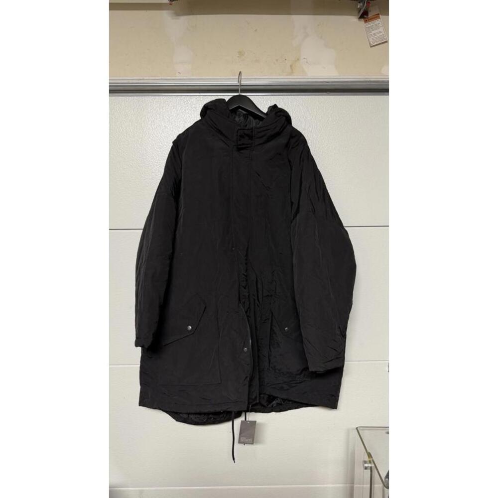 ASOS Black Padded‎ Parka Jacket Men’s XXL Hooded Winter Coat